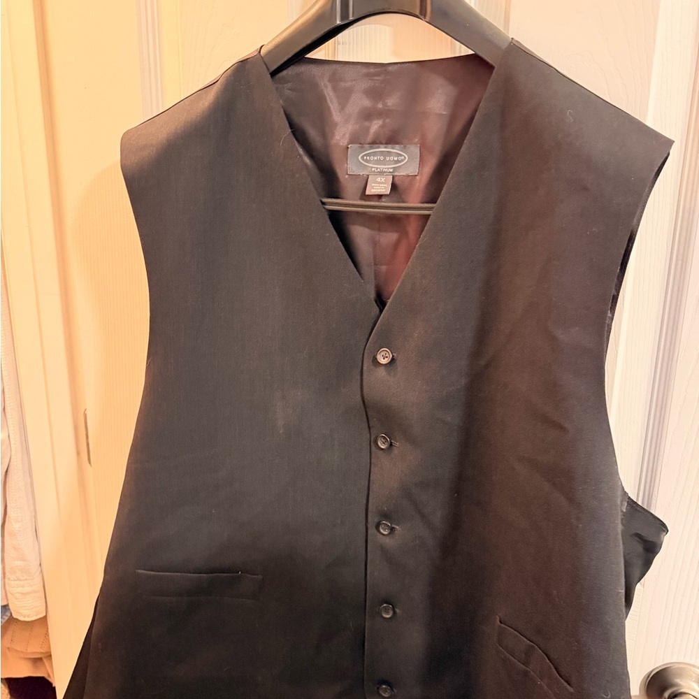Pronto Uomo Classic Black Vest